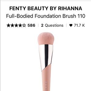Fenty Beauty By Rhianna Full Bodied Foundation Brush